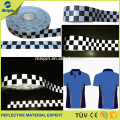 chequer sew on reflective tape